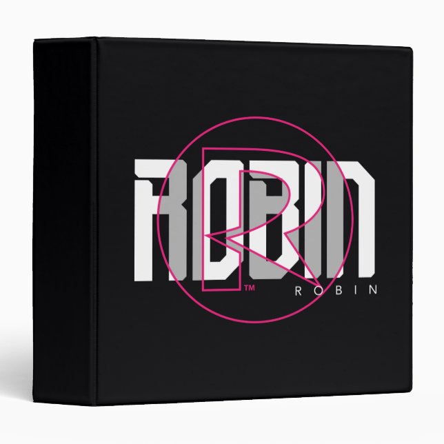 Robin Hi-Tech Name Graphic 3 Ring Binder (Front/Spine)