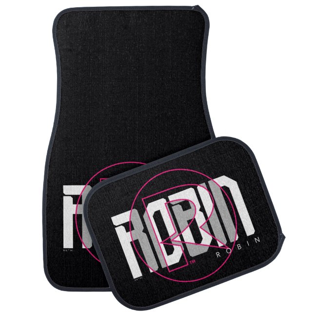 Robin Hi-Tech Name Graphic Car Floor Mat (Set)