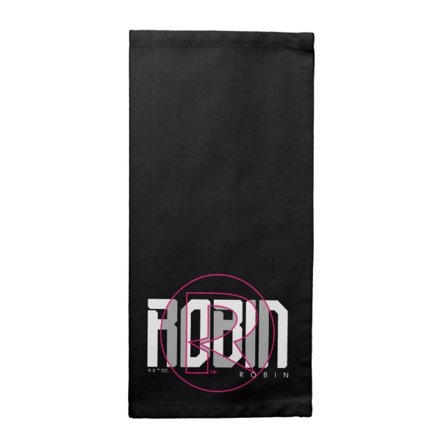 Robin Hi-Tech Name Graphic Cloth Napkin (Half Fold)