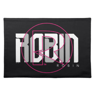 Robin Hi-Tech Name Graphic Cloth Placemat