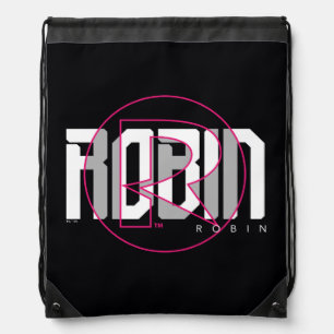 Robin Hi-Tech Name Graphic Drawstring Bag