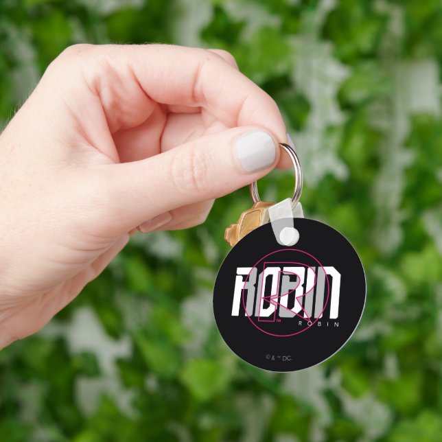 Robin Hi-Tech Name Graphic Keychain (Hand)