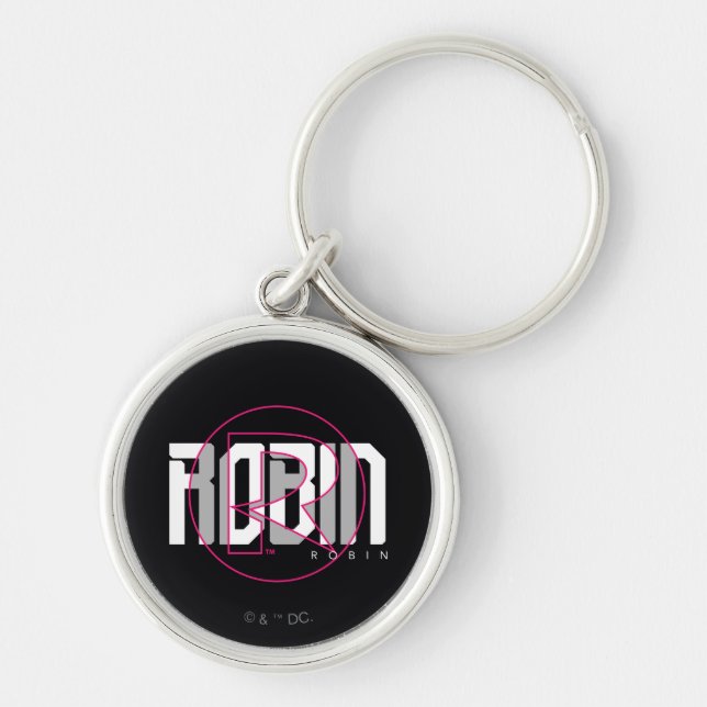 Robin Hi-Tech Name Graphic Keychain (Front)