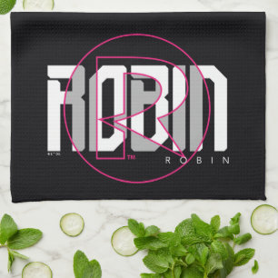 Robin Hi-Tech Name Graphic Kitchen Towel