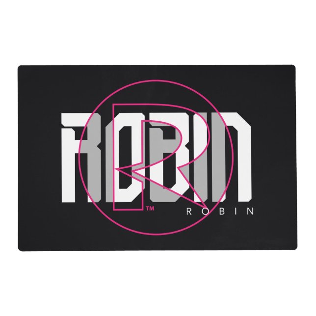 Robin Hi-Tech Name Graphic Placemat (Front)