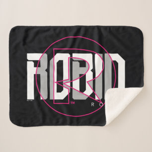 Robin Hi-Tech Name Graphic Sherpa Blanket