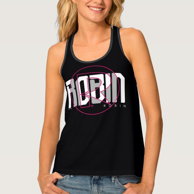 Robin Hi-Tech Name Graphic Tank Top (Front)