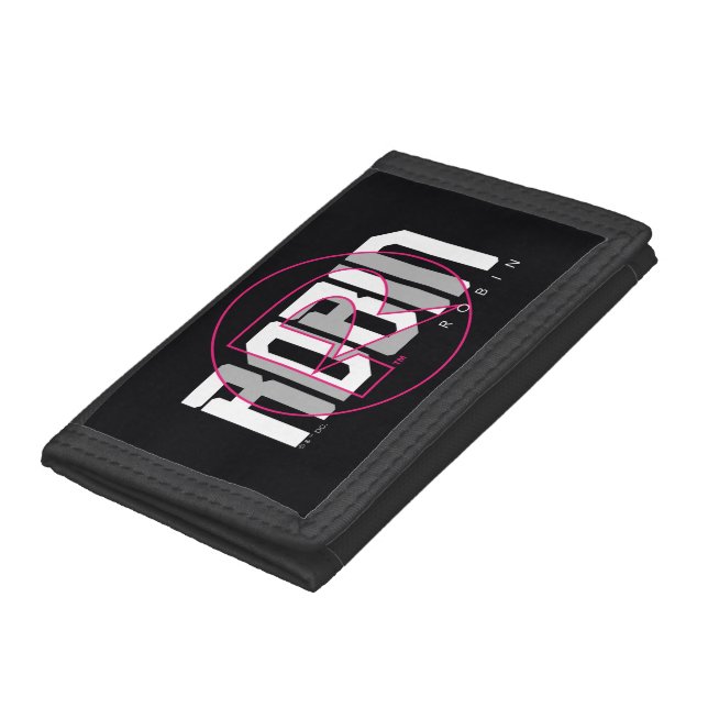 Robin Hi-Tech Name Graphic Trifold Wallet (Bottom)