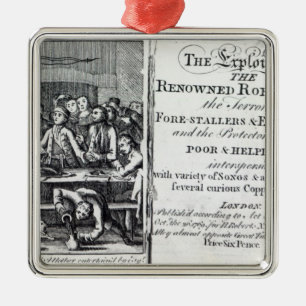 Robin Hood and his mother Metal Ornament