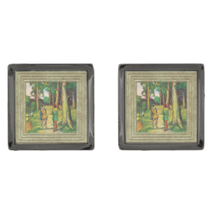 Robin Hood And Little John Cufflinks