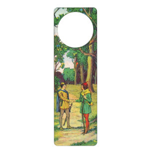 Robin Hood And Little John Door Hanger