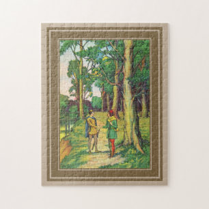 Robin Hood And Little John Jigsaw Puzzle