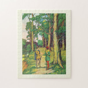 Robin Hood And Little John Jigsaw Puzzle