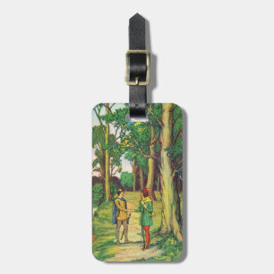 Robin Hood And Little John Luggage Tag