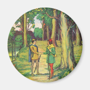Robin Hood And Little John Magnet
