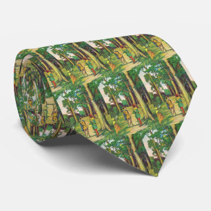 Robin Hood And Little John Neck Tie