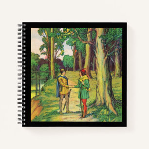 Robin Hood And Little John Notebook