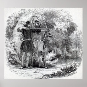Robin Hood and Little John Poster