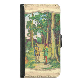 Robin Hood And Little John Samsung Galaxy S5 Wallet Case