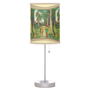 Robin Hood And Little John Table Lamp