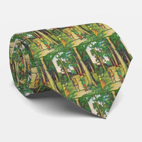 Robin Hood And Little John Tie