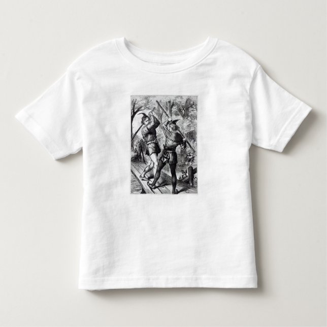 Robin Hood and Little John Toddler T-shirt (Front)