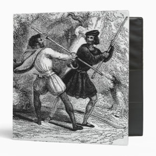 Robin Hood and the Tanner with Quarter-staffs Binder