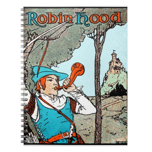 Robin Hood Antique Illustration Merry Men Notebook