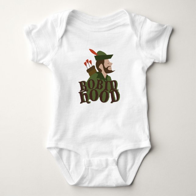 Robin Hood Baby Bodysuit (Front)