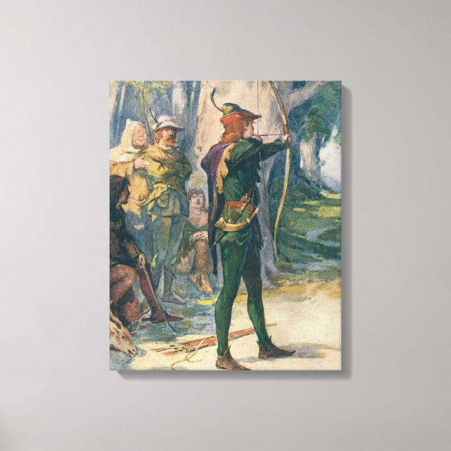Robin Hood Canvas Print (Front)