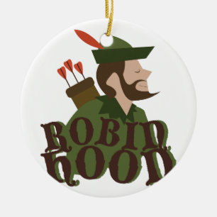 Robin Hood Ceramic Ornament