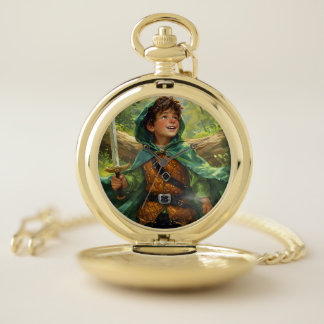 Robin Hood depicted as a child Pocket Watch