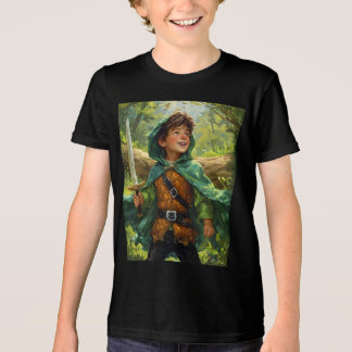 Robin Hood depicted as a child Tri-Blend Shirt