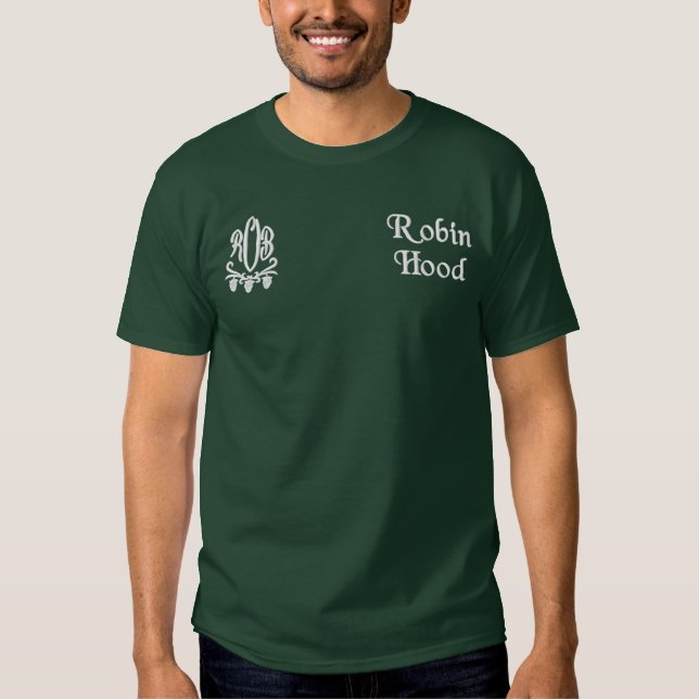 Robin Hood Embroidered T-Shirt (Front)
