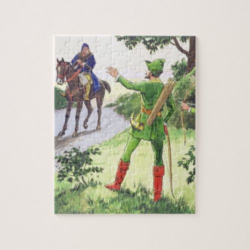 Robin Hood from Peeps into the Past published Jigsaw Puzzle