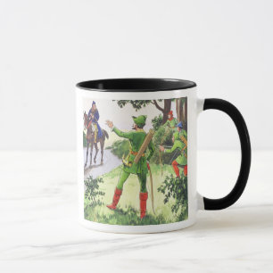 Robin Hood, from 'Peeps into the Past', published Mug