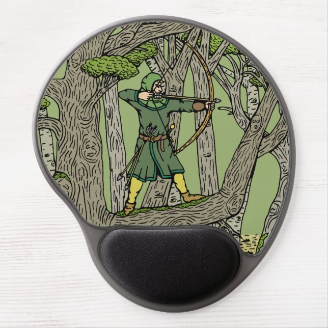 Robin Hood Gel Mouse Pad (Front)