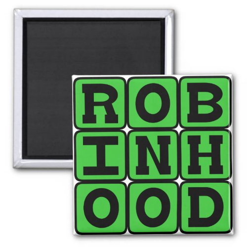 Robin Hood Heroic Outlaw from Sherwood Forest Magnet