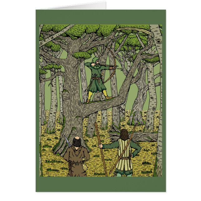 Robin Hood in Sherwood Forest Cards (Front)