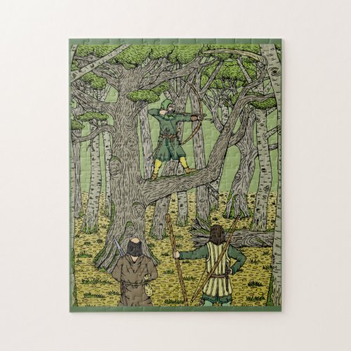 Robin Hood in Sherwood Forest Jigsaw Puzzle