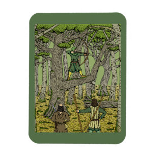 Robin Hood in Sherwood Forest Magnet
