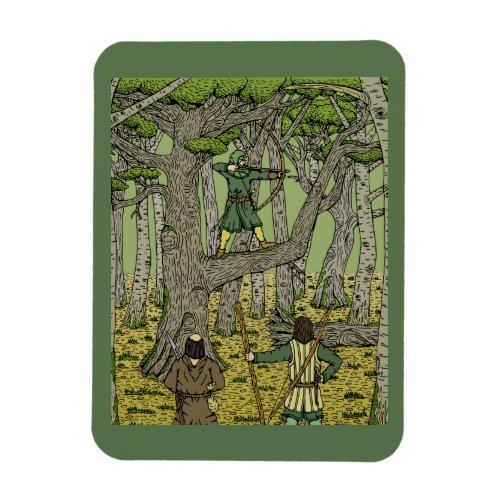 Robin Hood in Sherwood Forest Magnet