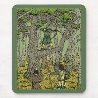 Robin Hood in Sherwood Forest Mouse Pad