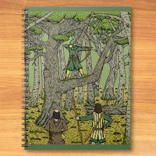Robin Hood in Sherwood Forest Notebook