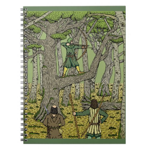 Robin Hood in Sherwood Forest Notebook