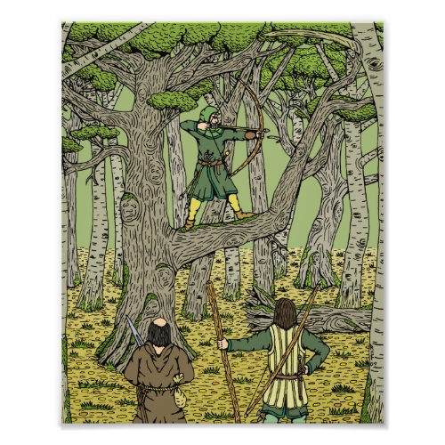 Robin Hood in Sherwood Forest Photo Print