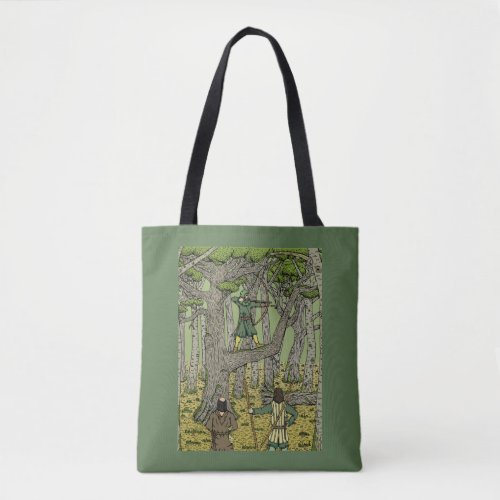 Robin Hood in Sherwood Forest Tote Bag