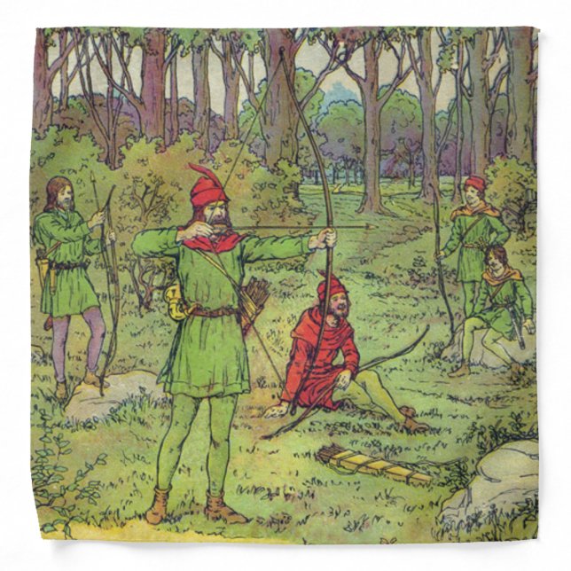 Robin Hood In The Forest Bandana (Front)