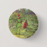 Robin Hood In The Forest Button at Zazzle