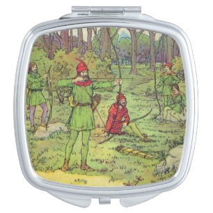 Robin Hood In The Forest Compact Mirror